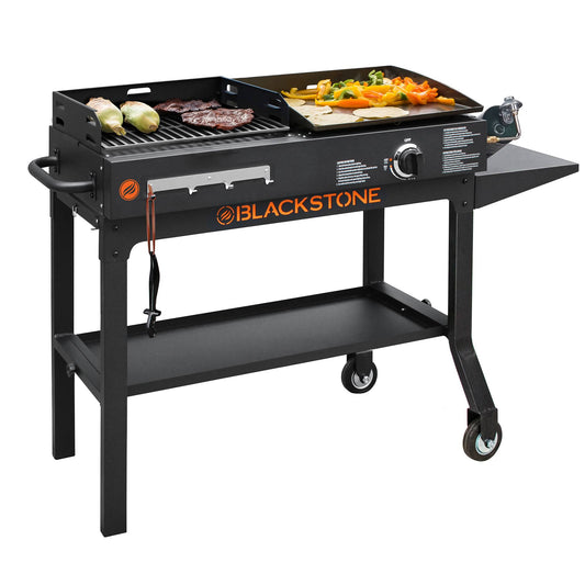 Blackstone Duo 17 inch Griddle and Charcoal Grill Combo