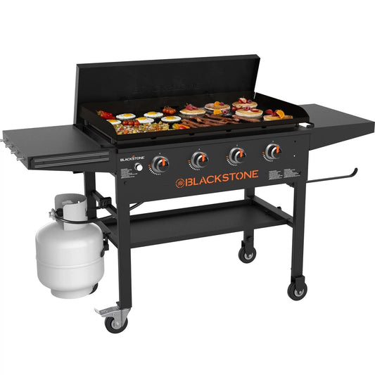 Blackstone 4 Burner 36" Griddle Cooking Station with Hard Cover