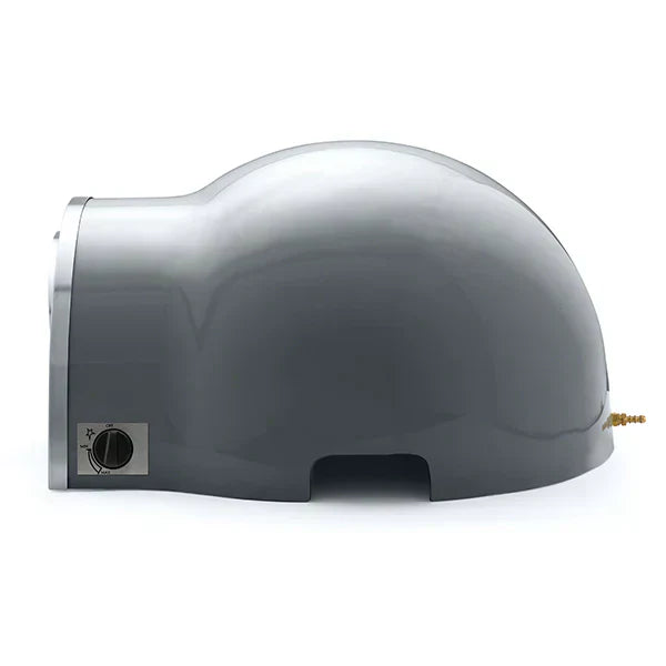 DeliVita Eco Wood & Gas Fired Oven - Hale Grey + Regulator & Hose