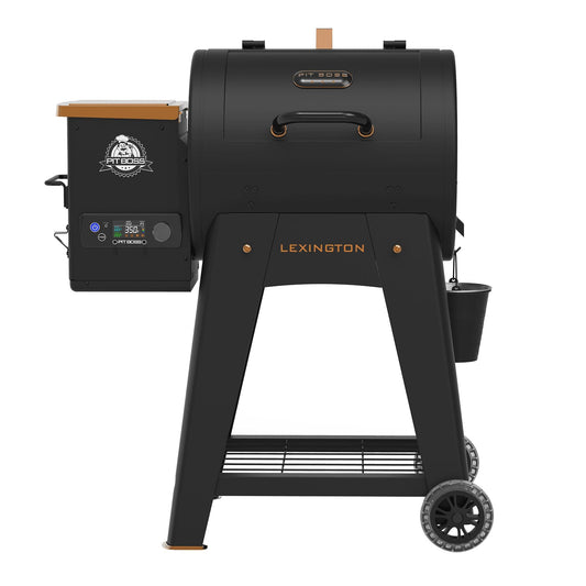 Pit Boss Lexington 500 Sq in Wood Fired Pellet Grill and Smoker – Onyx