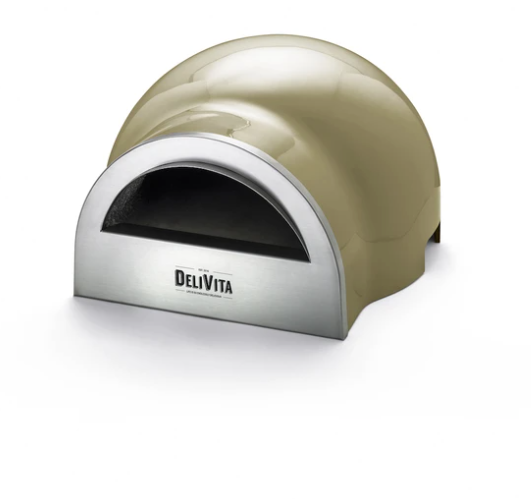 DeliVita Wood-Fired Pizza Oven - Olive Green - Pizzaiolo Collection