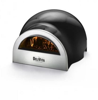 DeliVita Wood-Fired Pizza Oven - Very Black