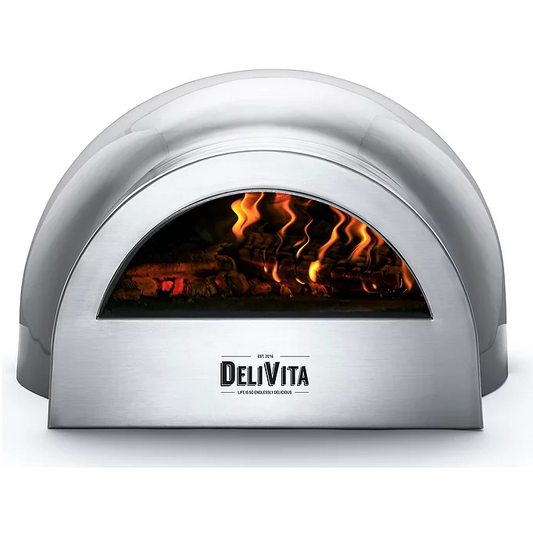 DeliVita Wood-Fired Pizza Oven - Hale Grey