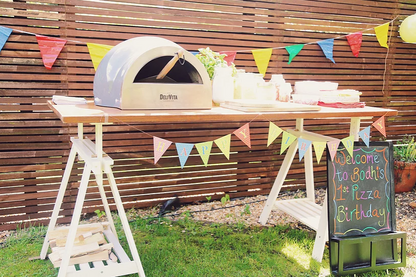DeliVita Wood-Fired Pizza Oven - Hale Grey