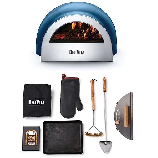 DeliVita Wood-Fired Pizza Oven - Blue Diamond - Chefs Collection