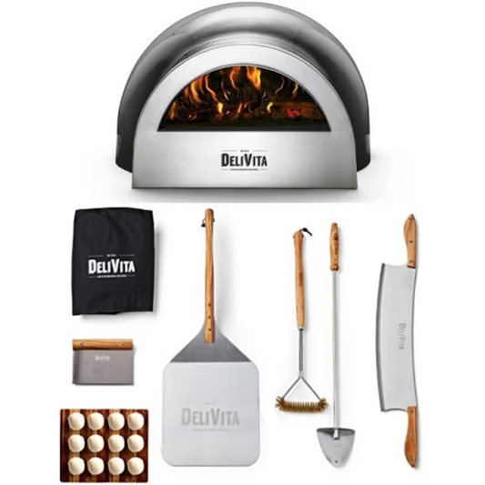 DeliVita Wood-Fired Pizza Oven - Very Black - Pizzaiolo Collection