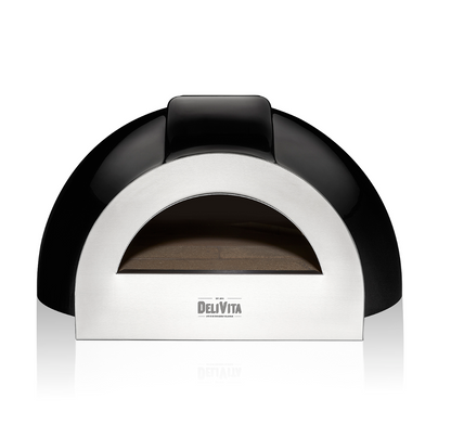 Delivita - Pro Dual Fuel Deluxe complete Collection- Very Black + Flue Pipe & Rain cap