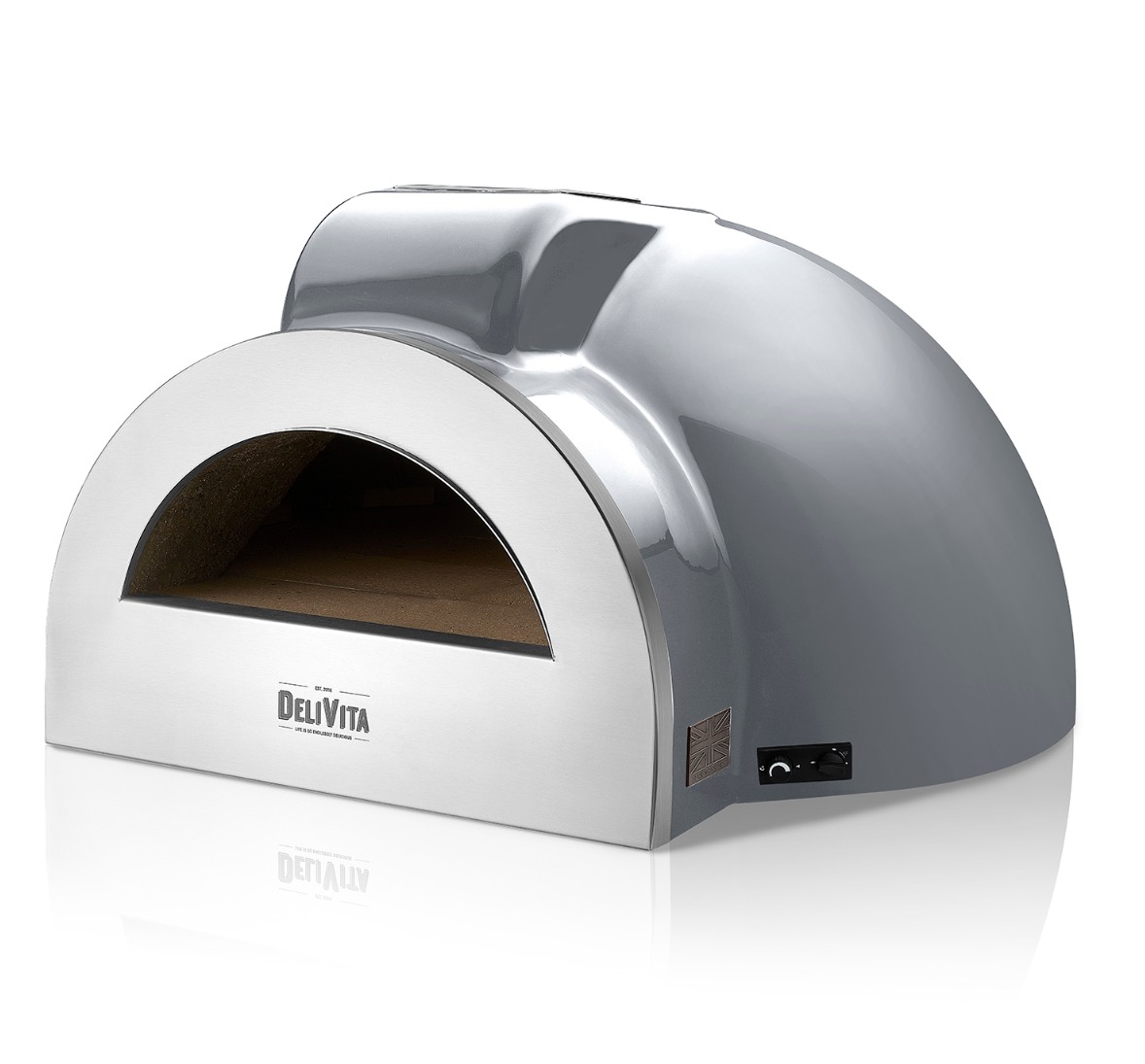 Delivita Pro Deluxe complete Collection - Hale Grey + Flue Pipe & Rain cap