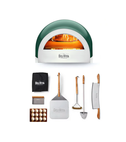DeliVita Wood-Fired Pizza Oven - Emerald Fire - Pizzaiolo Collection