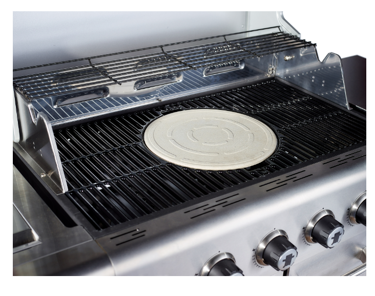 Jupiter 6 Burner Hybrid with Chopping Board – Stainless Steel