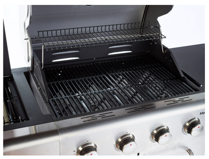 Meteor 6 Burner – Stainless Steel