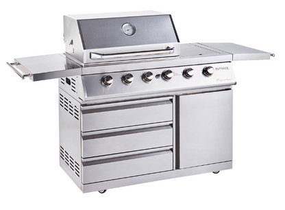Outback Signature II 4 Burner Hybrid – Stainless Steel