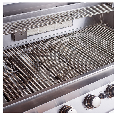 Outback Signature II 6 Burner Hybrid – Stainless Steel + Gas Bottle Cabinet