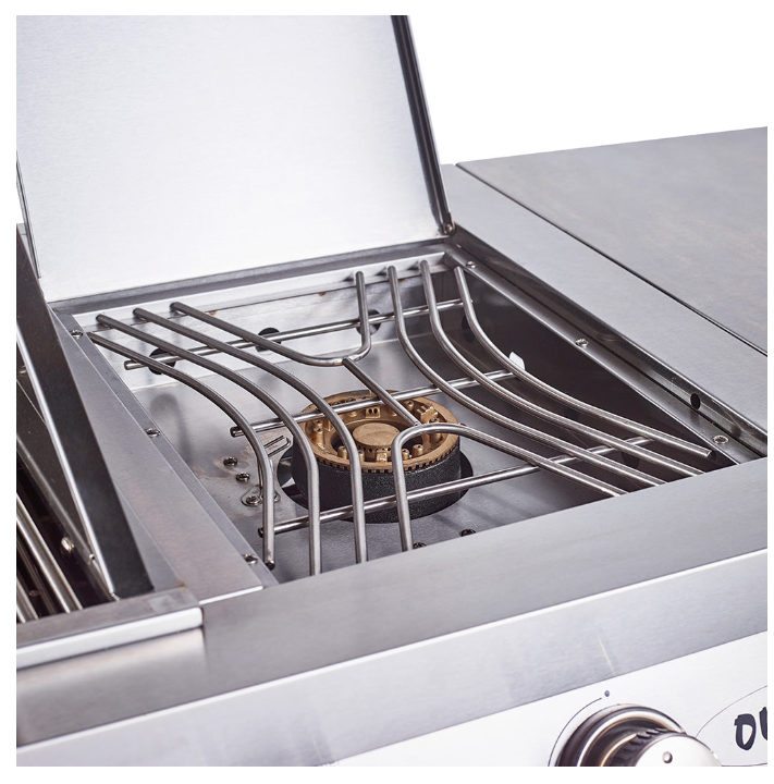 Outback Signature II 6 Burner Hybrid – Stainless Steel + Gas Bottle Cabinet