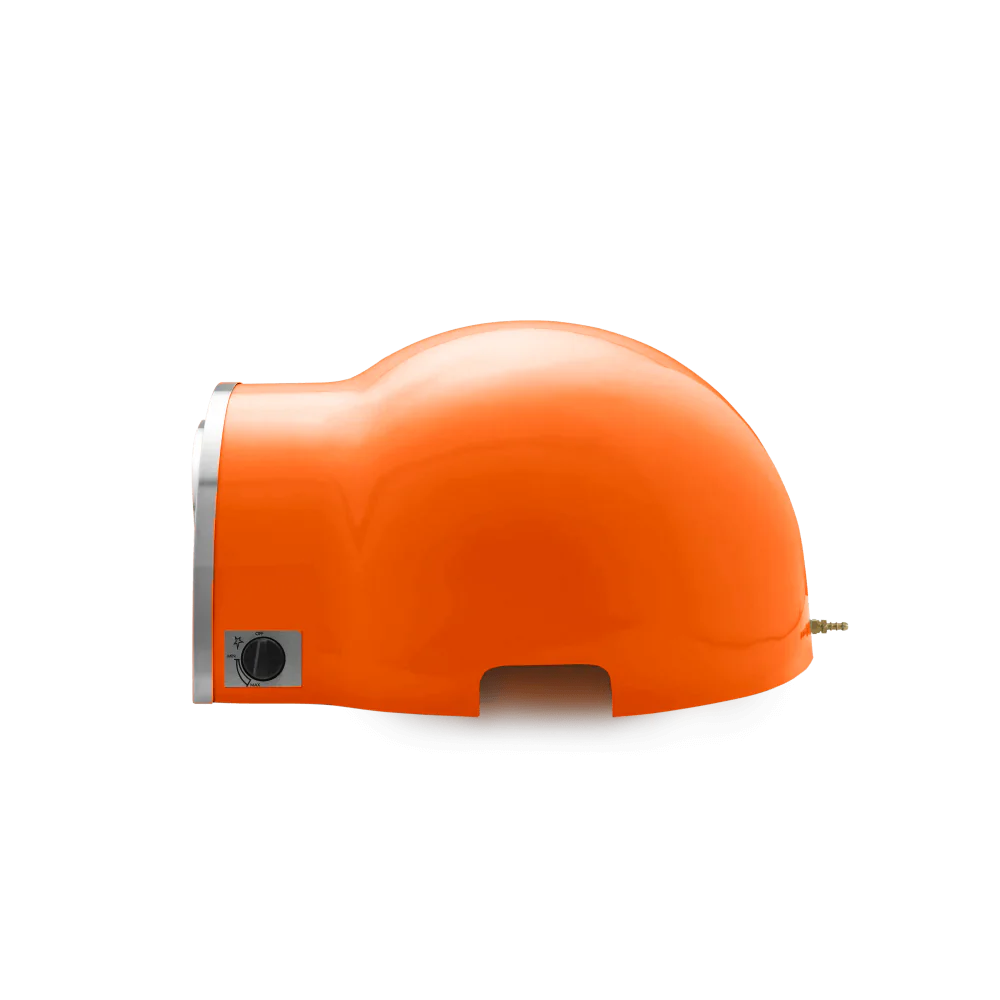DeliVita Eco Wood & Gas Fired Oven - Orange Blaze + Regulator & Hose