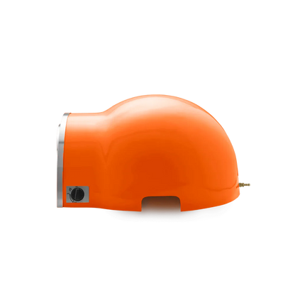 DeliVita Eco Wood & Gas Fired Oven - Orange Blaze + Regulator & Hose